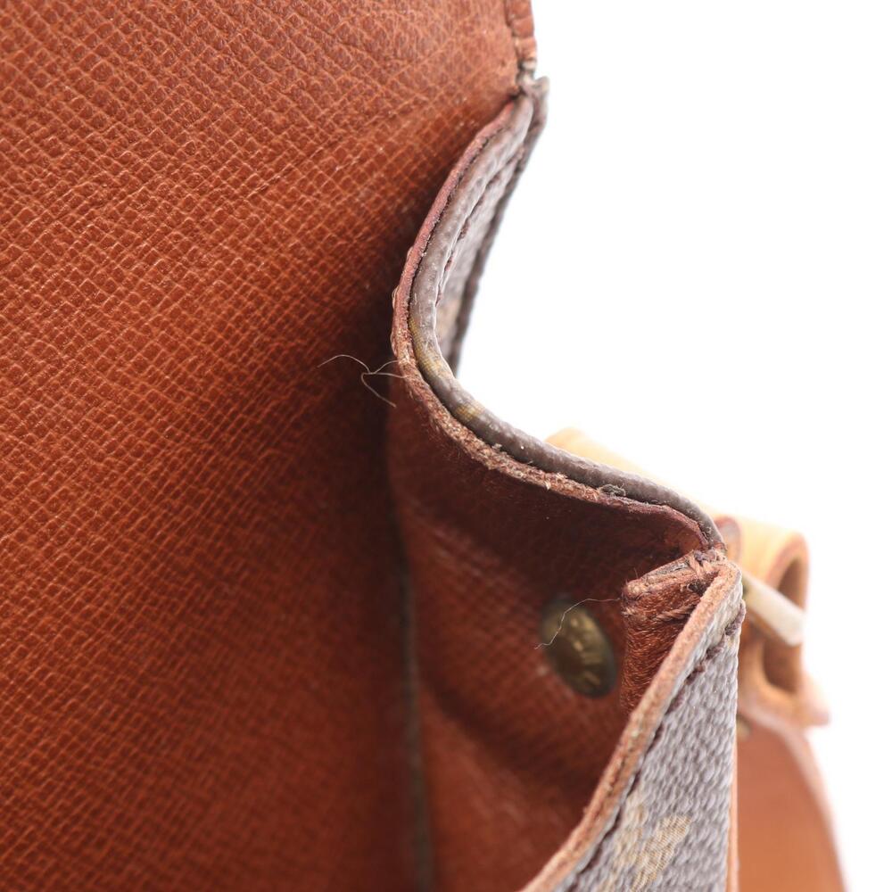 Louis Vuitton Cartouchiere Shoulder Bag Canvas Leather Monogram Brown - Picture 11 of 12